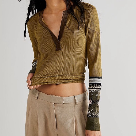 Free People Tops - Free People Mikah Layering Thermal Cuff